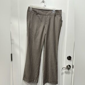 Brown Cuffed Trousers